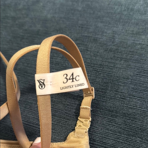 Victoria's Secret Tan Body By Victoria Adaptive Bra with Underwire Support 34C - Picture 4 of 7